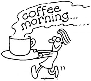 coffee morning clipart 300x265 - Coffee Morning - March 21st