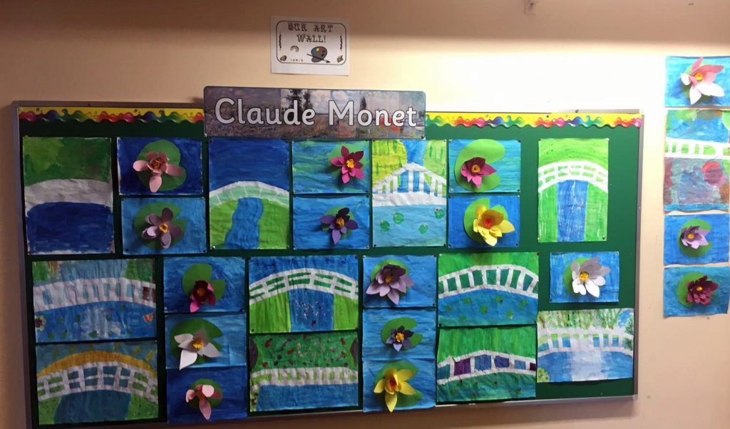 monet3 1024x602 - Monet Artwork in 5th Class