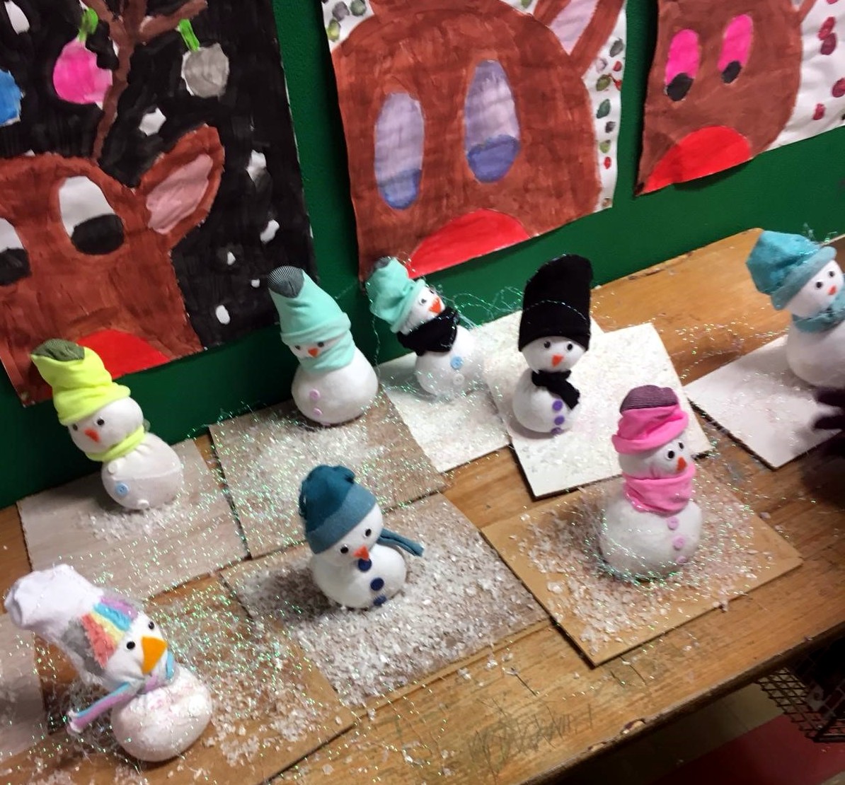 reindeer2 - Christmas Art in 5th Class