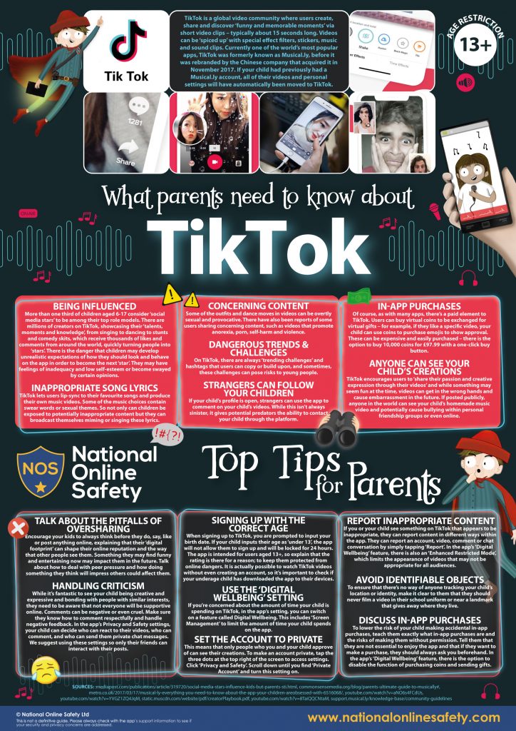 Tik Tok Parents Guide October 2018 v2 724x1024 - Internet Safety