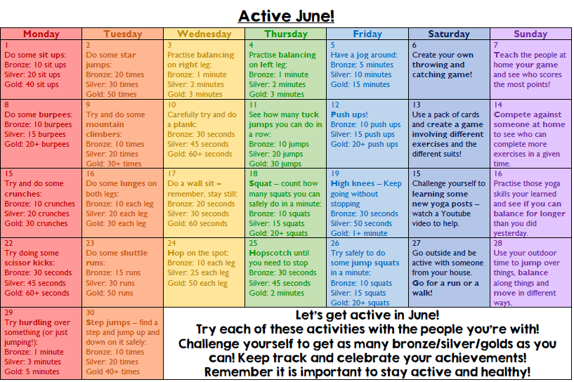 active pic june - Active Challenge for June