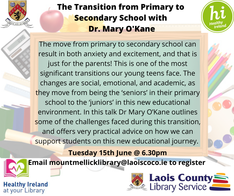 Transition from primary to secondary - The Transition from Primary to Secondary - Zoom Event