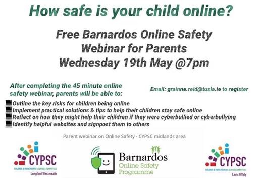 image001 - Free Online Safety Webinar for Parents