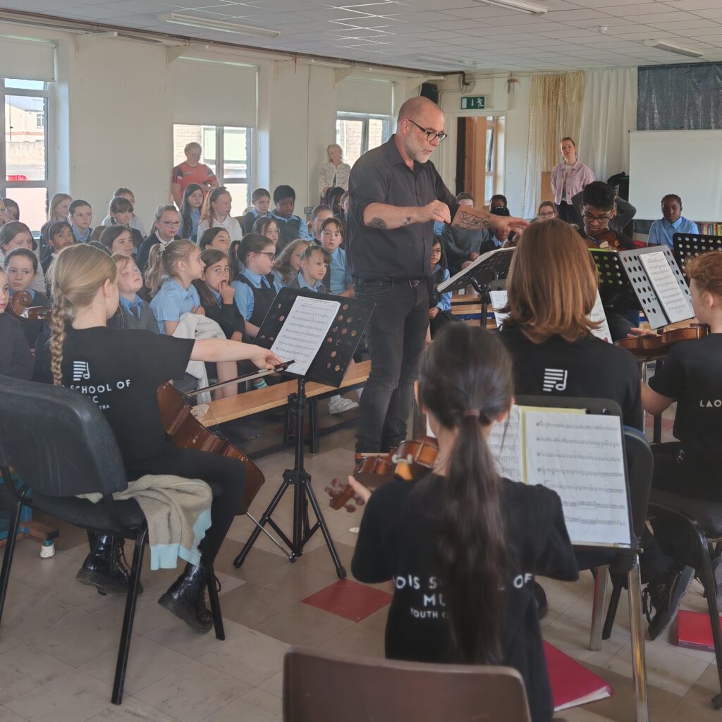 IMG 20250522 094817 1024x1024 - Visit from the Laois School of Music Youth Orchestra