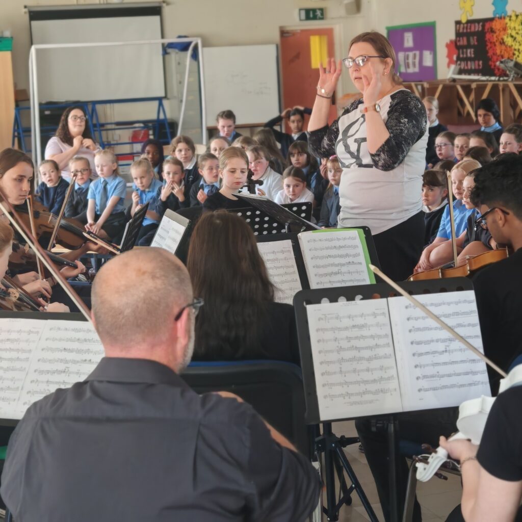 IMG 20250522 095241 1024x1024 - Visit from the Laois School of Music Youth Orchestra